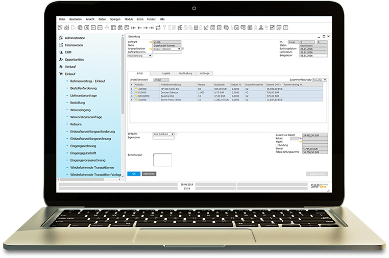SAP Business One Einkauf