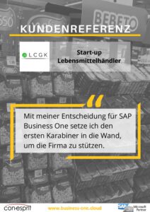SAP Business One Kundenreferenz