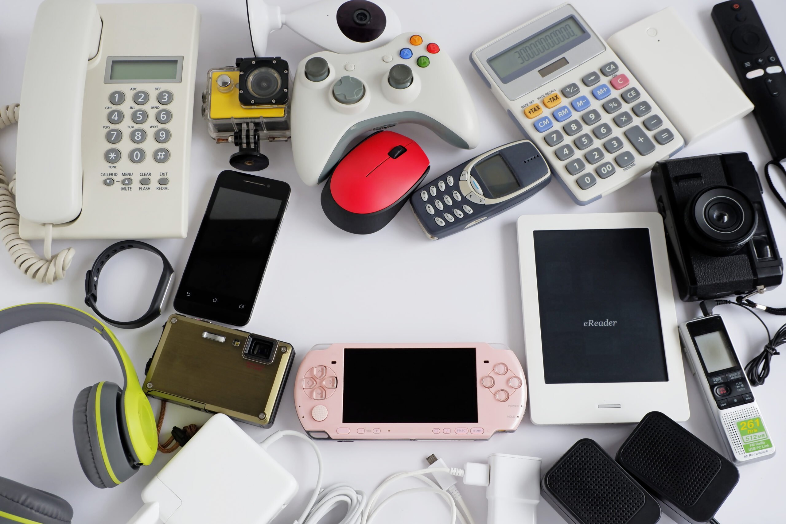 Smartphone,With,Portable,Game,Consoles,And,Ebook,Reader,And,Other