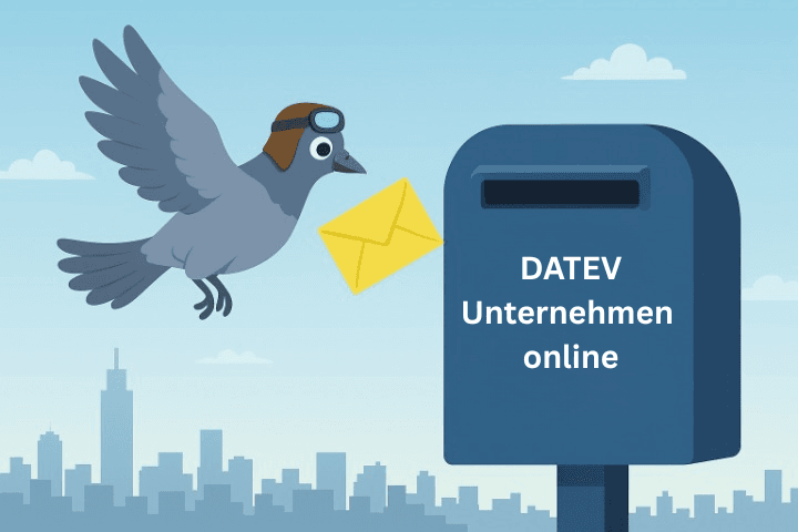 Bild Brieftaube Briefkasten DATEV